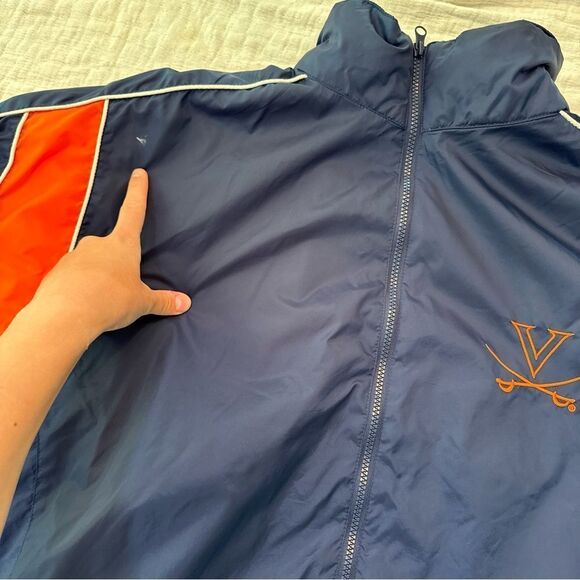 Vintage Starter Windbreaker Jacket UVA Cavaliers University of Virginia Full Zip - Picture 8 of 10